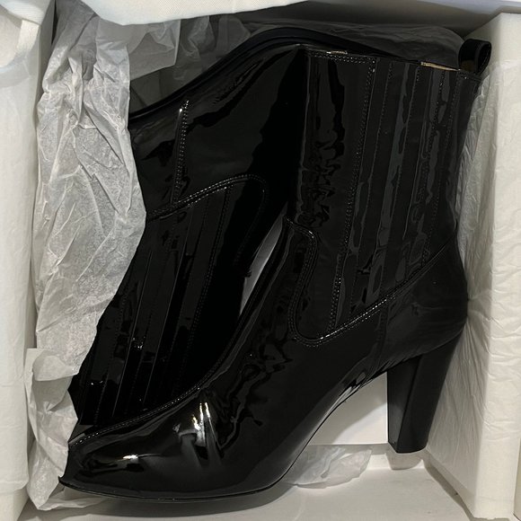 Frame Le Romy Patent Leather Ankle Boots | Size 39 / 8.5 - Picture 4 of 4